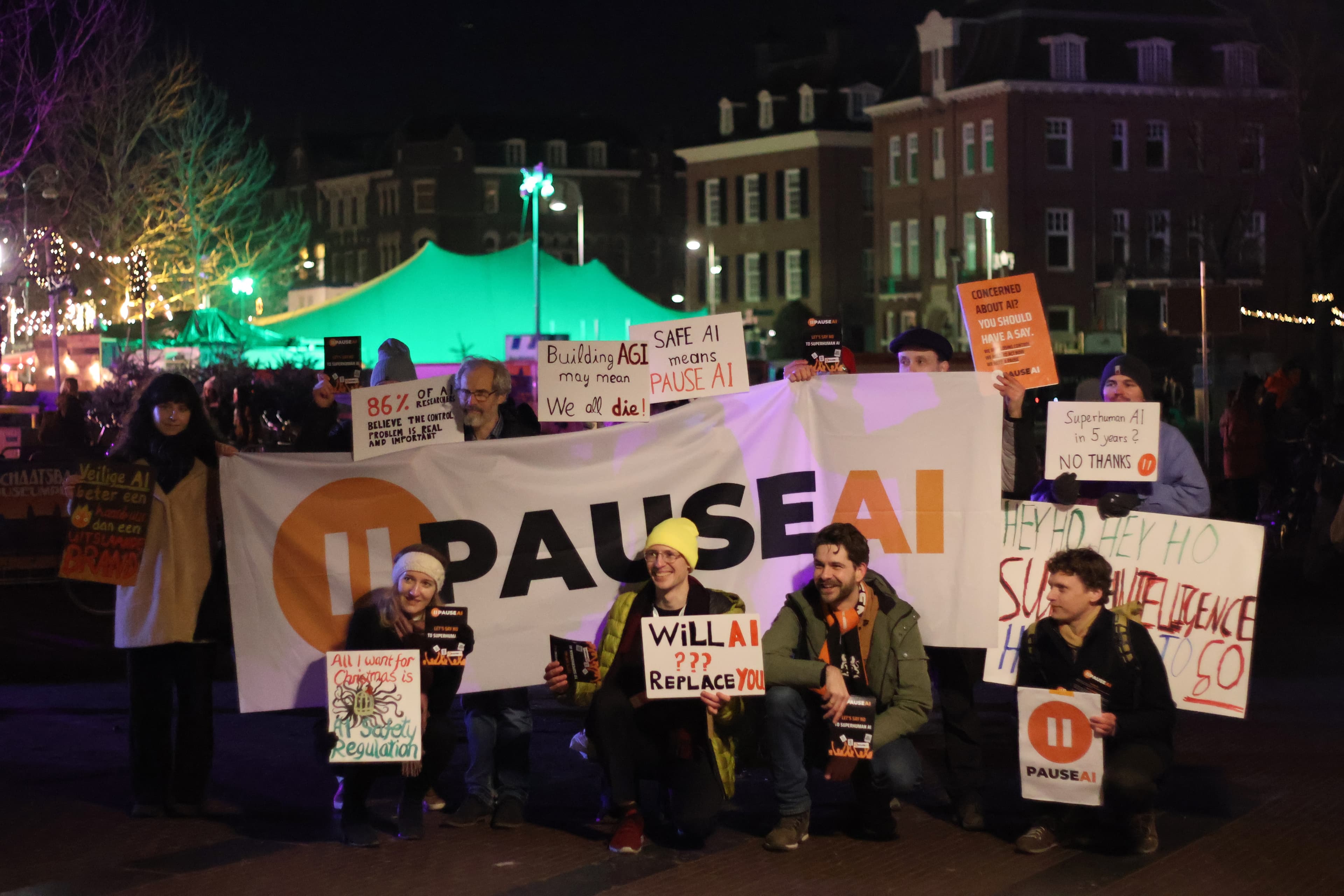 PauseAI Demo Amsterdam